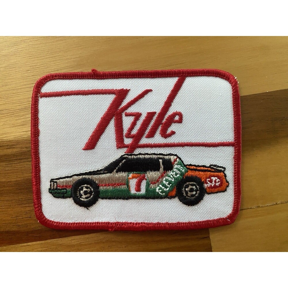 Vintage Kyle Petty NASCAR Patch #42 STP 7-11 1980s Racing Race Car Driver